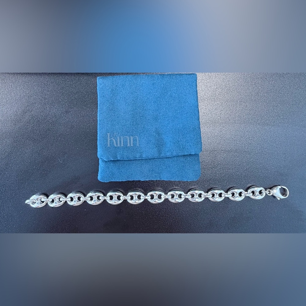 Kinn Studio Puffed Mariner Chain Bracelet 6.5 inches